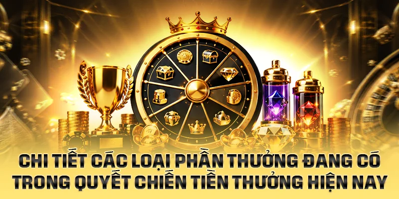 Chi tiết các loại thưởng có trong Quyết Chiến Tiền Thưởng